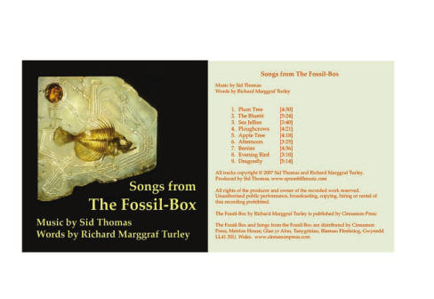 Album cover - Songs from the Fossil-Box